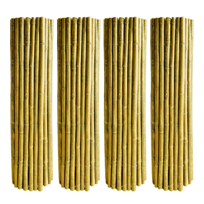 Natural Tonkin Bamboo Pole Bamboo Privacy Fence For Garden 240 CM High