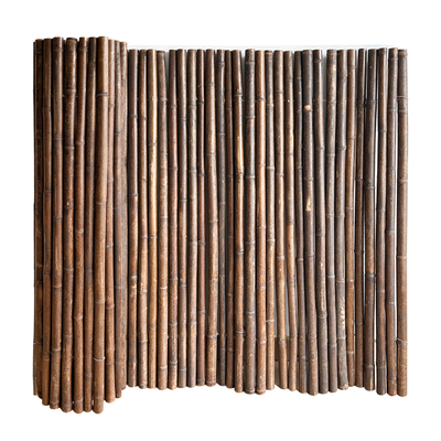 Black Natural Decorative Bamboo Fence 4Ft 6Ft 8Ft For Garden Privacy Home Garden