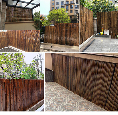 150cm Nature Colored Decorative Bamboo Fence For Garden Backyard Border