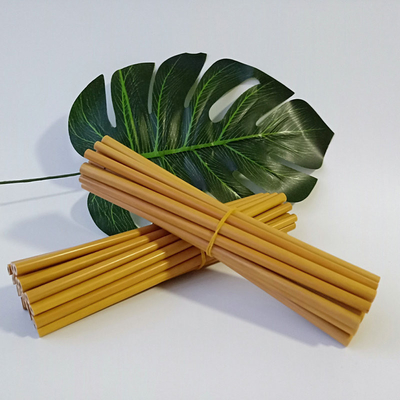 100% Bamboo Disposable Straws 19cm 22cm For Children Organic Drinking Usage