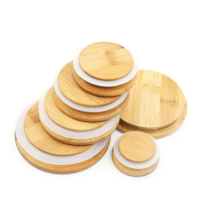 Mildewproof Custom Wood Lids Cereals Biscuits Storage Jars Home Kitchen Use