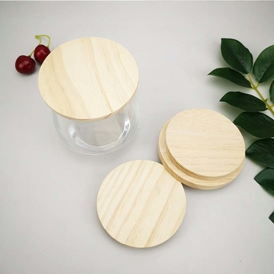 Food Storage Jar With Bamboo Lid For Candy, Cookie, Rice, Sugar, Flour, Pasta, Nuts