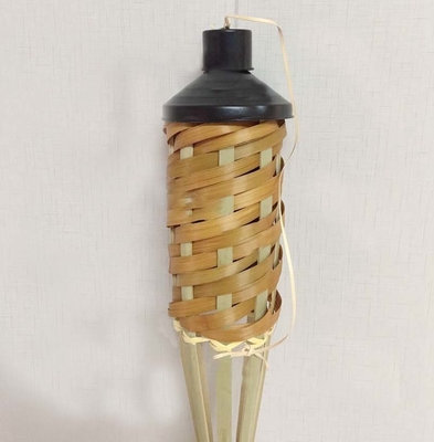 180cm Natural Bamboo Handmade Torch Bamboo Tiki Torches For Garden Lighting Luau Party