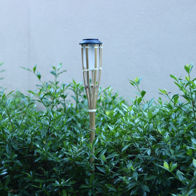 180cm Natural Bamboo Handmade Torch Bamboo Tiki Torches For Garden Lighting Luau Party