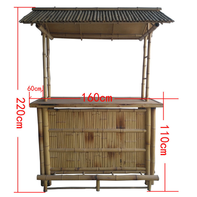 Backyards Beach Party Outdoor Bamboo Tiki Bars With Roof  Block the Sun