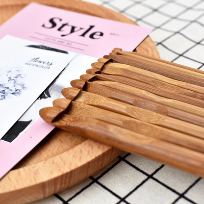 Sweater Knitting Circular Bamboo Handle Crochet Hooks Smooth Weave Craft Needle