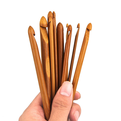 Sweater Knitting Circular Bamboo Handle Crochet Hooks Smooth Weave Craft Needle