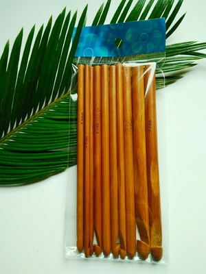 Sweater Knitting Circular Bamboo Handle Crochet Hooks Smooth Weave Craft Needle