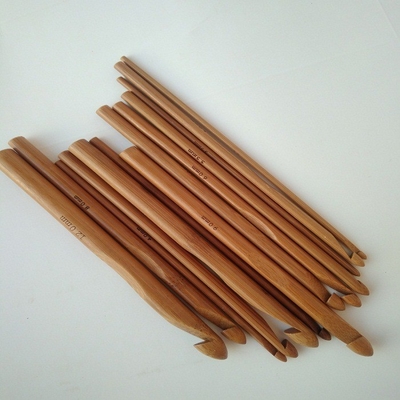 Sweater Knitting Circular Bamboo Handle Crochet Hooks Smooth Weave Craft Needle