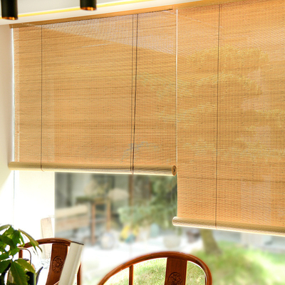 2m Daylight Window Blinds Colorful Bamboo Roller Pleated Blinds