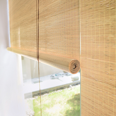 2m Daylight Window Blinds Colorful Bamboo Roller Pleated Blinds