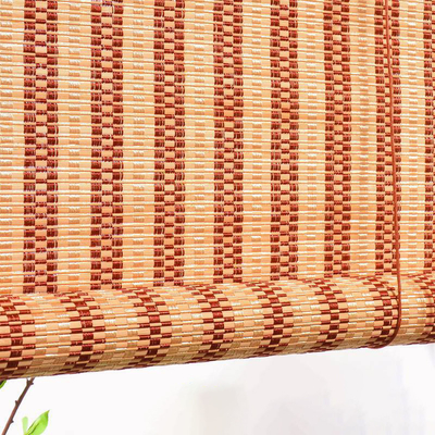 1.5m 2m Waterproof Bamboo Slat Roll Up Blinds Sun Proof Woven Roman Bamboo Blinds