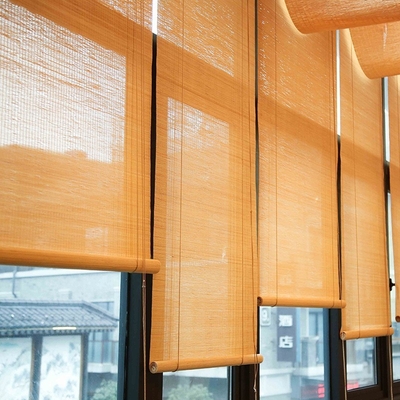 1.8m Nature Bamboo Hand Made Roll Up Shades Bamboo Curtains For Home Pergola