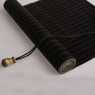 Hand Made 1.5m Height Natural Bamboo Roller Blinds Shade Solar Control Decoration