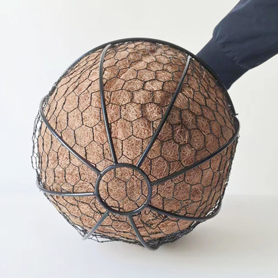 Garden Hanging Baskets Planter Flower Round Coconut Coir Pot Hanging Baskets For Decoration