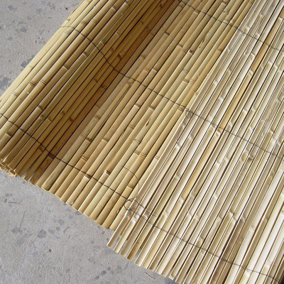 Factory Bamboo Fence Slat Natural Materials Solid Garden Privacy Bamboo Slat