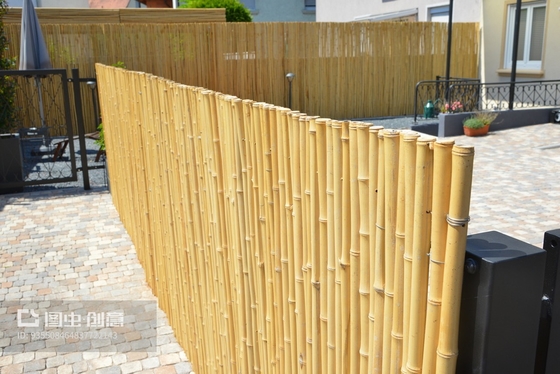 China Supplier Bamboo Border Fence Natural Bamboo Reed Fence Nature Or Black Color For Garden Fence