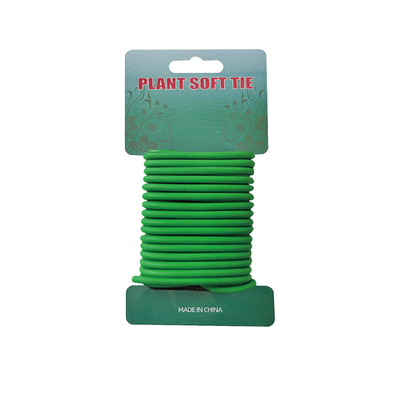 Multi-Function Green Coated Twist Tie to Support Plant Tie Up Bags for Home Office