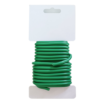 Multi-Function Green Coated Twist Tie to Support Plant Tie Up Bags for Home Office