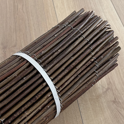 Natural Willow Branches for Backdrop and Privacy Solution