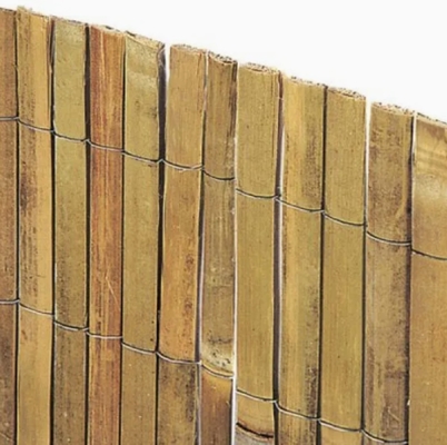 Natural Bamboo Slat Fence Eco-Friendly For Outdoor Garden with Customized Size