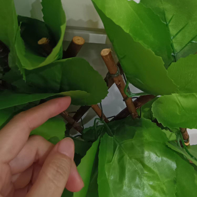 UV-Resistant PVC Artificial Leaf Fence 40cm for Garden Privacy