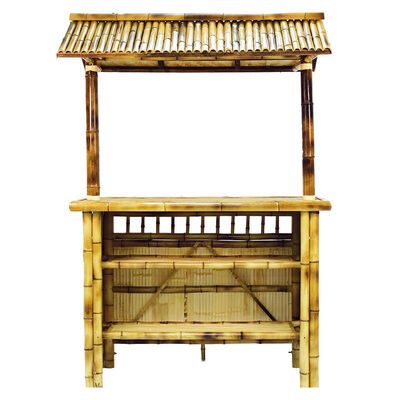 Transform Your Backyard Into A Tropical Paradise With Bamboo Tiki Bar Set