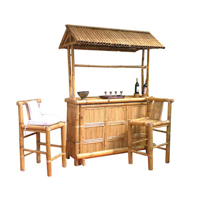 Transform Your Backyard Into a Tropical Paradise with Our Bamboo Tiki Bar Set