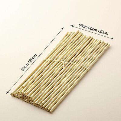 100% Natural Bamboo Stakes Customized Length Eco-friendly for Plant Support and Decoration