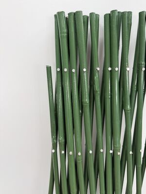 Enhance Your Garden Privacy with Natural Plastic Coated Expanding Bamboo Pole Fence Rolls