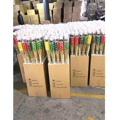 Natural Bamboo Torch for Outdoor Camping, Garden Party Decor, Handmade Eco-Friendly Fire Torch, Waterproof