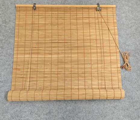 Natural Eco-friendly Bamboo Roller Blinds Roman Style Window Shades for Indoor Outdoor Privacy Decor