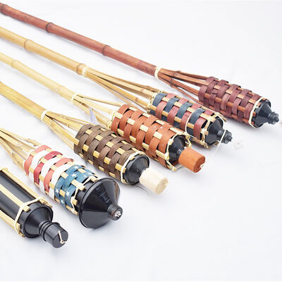 Garden Bamboo Torch: Stylish, Safe & Eco-Friendly Outdoor Landscape Lighting